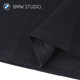 BMW STUDIO BMW men's winter tops fashionable and versatile Devin brushed round neck long sleeve men's T-shirt