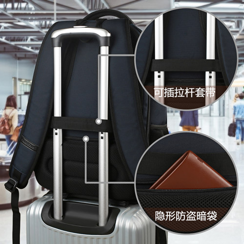 背包男双肩包2026年新款大容量男士旅游背包15.6寸电脑包超大书包 - 图3