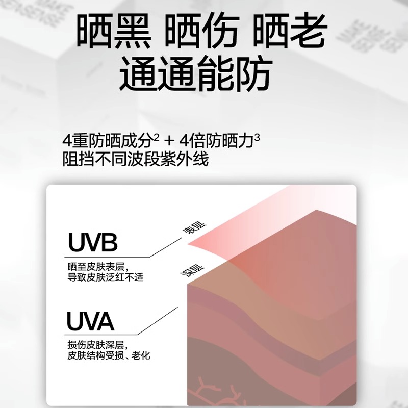 理然防晒霜男士专用美白户外清爽防紫外线隔离夏季防水防汗不假白