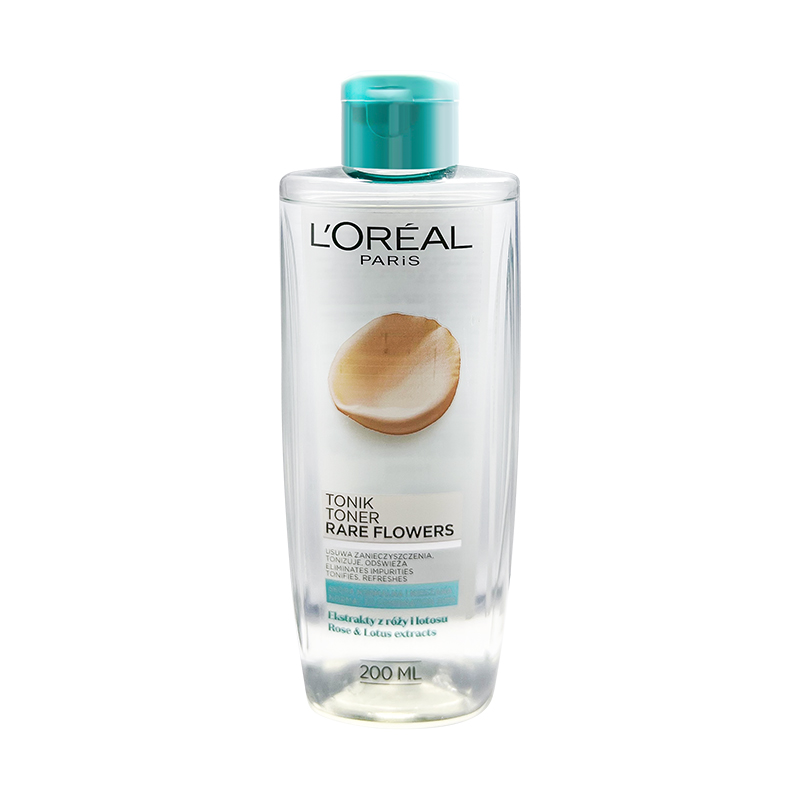 L'OREAL /欧莱雅化妆水玫瑰保湿爽肤水200ml清爽控油柔肤精华水女