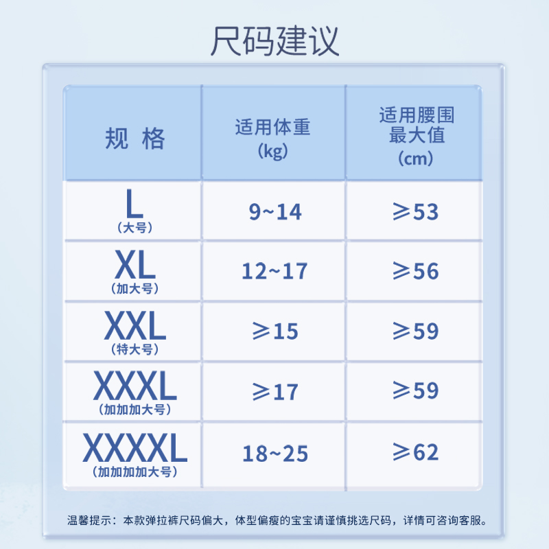 【百亿补贴】卡布青花七彩拉拉裤试用装透气纸尿裤体验装L-XXXXL-图2