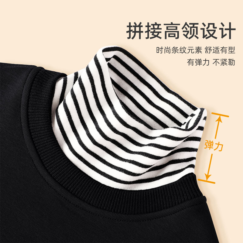 史努比儿童卫衣男童冬季上衣宝宝加绒衣服婴幼儿保暖童装新款冬装