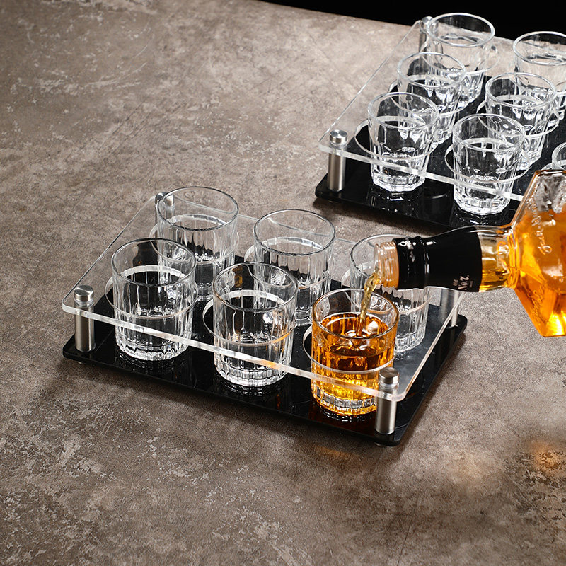 白酒杯套装家用轻奢50毫升一两特色钻石小酒杯一口杯1两水晶玻璃,淘宝优惠券,粉丝福利购,淘宝优惠卷