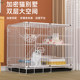 Cage ເຮືອນວິນລາ cat ສອງຊັ້ນທີ່ເຂັ້ມແຂງແລະທົນທານ