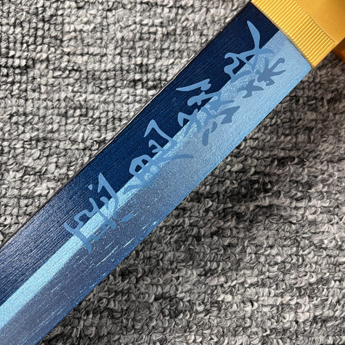 霞柱时透无一郎鬼灭之刃日轮刀锻刀篇木刀动漫cos道具儿童玩具刀 - 图0