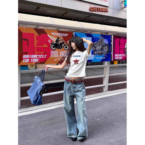 ELOF2136#官图 实价 纯棉40支220克（92%棉8%氨纶）正肩短袖T恤女 - 图0