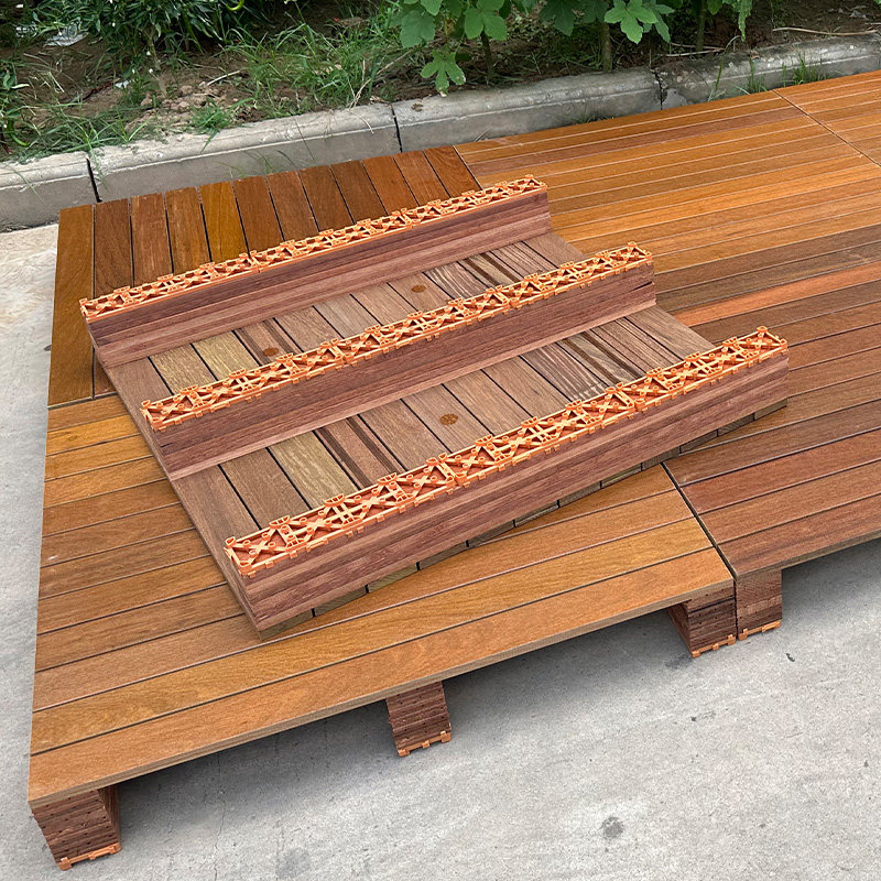 定制加高防腐木阳台实木地板户外花园露台防水室外庭院龙骨板架空,淘宝优惠券,粉丝福利购,淘宝优惠卷