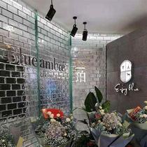 20212n021 glass brick transparent crystal brick solid colour rectangular dressing room partition wall light transmission outdoor