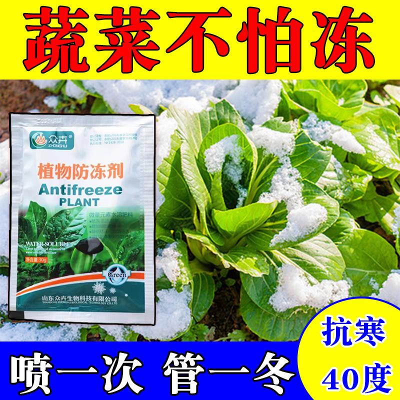 植物防冻剂抗寒防冻液防寒神器冬季果树花卉蔬菜防寒安全过冬专用 - 图0