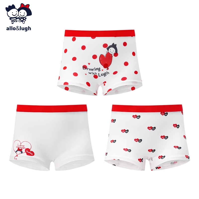 【5A莫代尔】阿路和如儿童内裤男女大小童四角平裤宝宝男孩短裤 - 图3