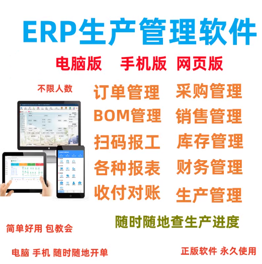 ERP软件系统定制生产管理系统开发库存进销存采购财务云ERP搭建-图1