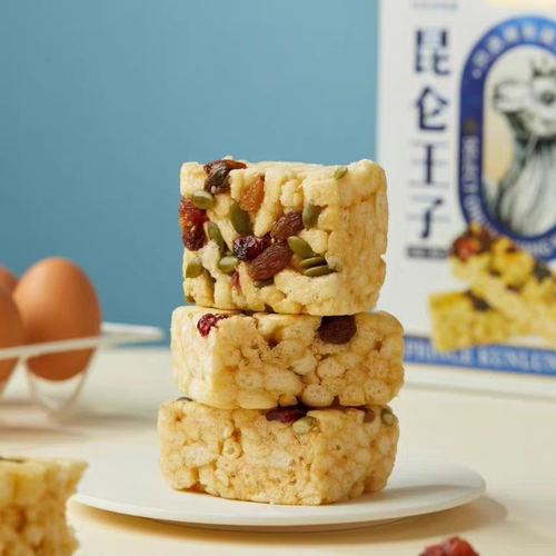 昆仑王子新疆特产坚果驼奶沙琪玛668克/盒独立装网红休闲零食热卖 - 图1