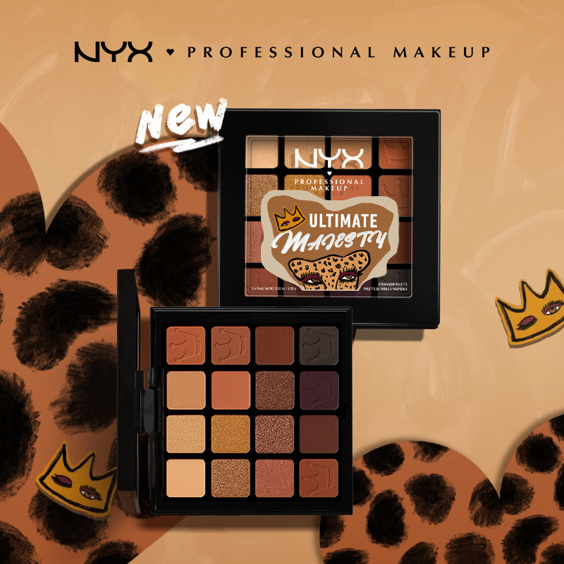 [划算节]nyx16色大地色女王眼影盘 NYXPROMAKEUP海外眼影