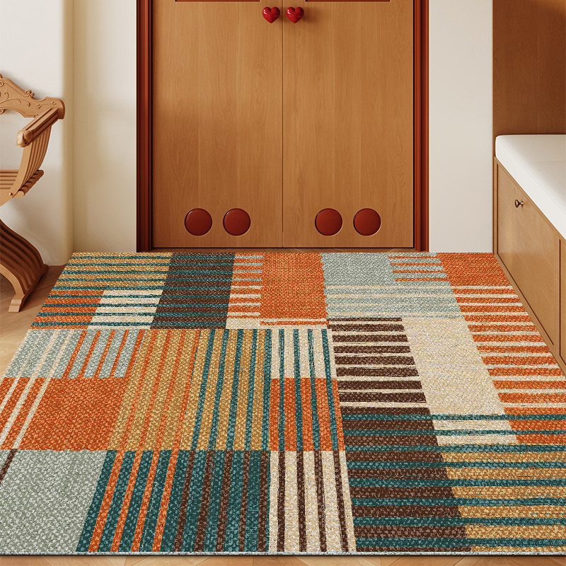 丝圈地垫入户门垫美式复古地毯家用门口进门室内外玄关脚垫子耐脏,淘宝优惠券,粉丝福利购,淘宝优惠卷