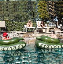 Water Inflatable Tank Seat Circle Swimming Circle Children Pool Small Boat Float Toy Spray Water Swimming Boat Floating Bed Float