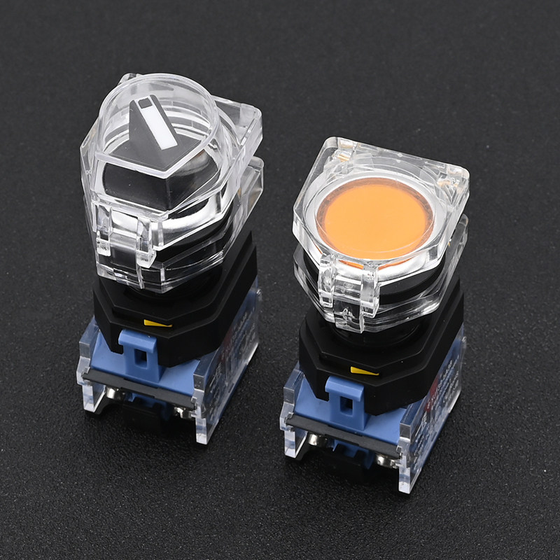 大知电器22mm孔径透明按钮保护罩翻盖旋钮指示灯开关防尘防水外套,淘宝优惠券,粉丝福利购,淘宝优惠卷