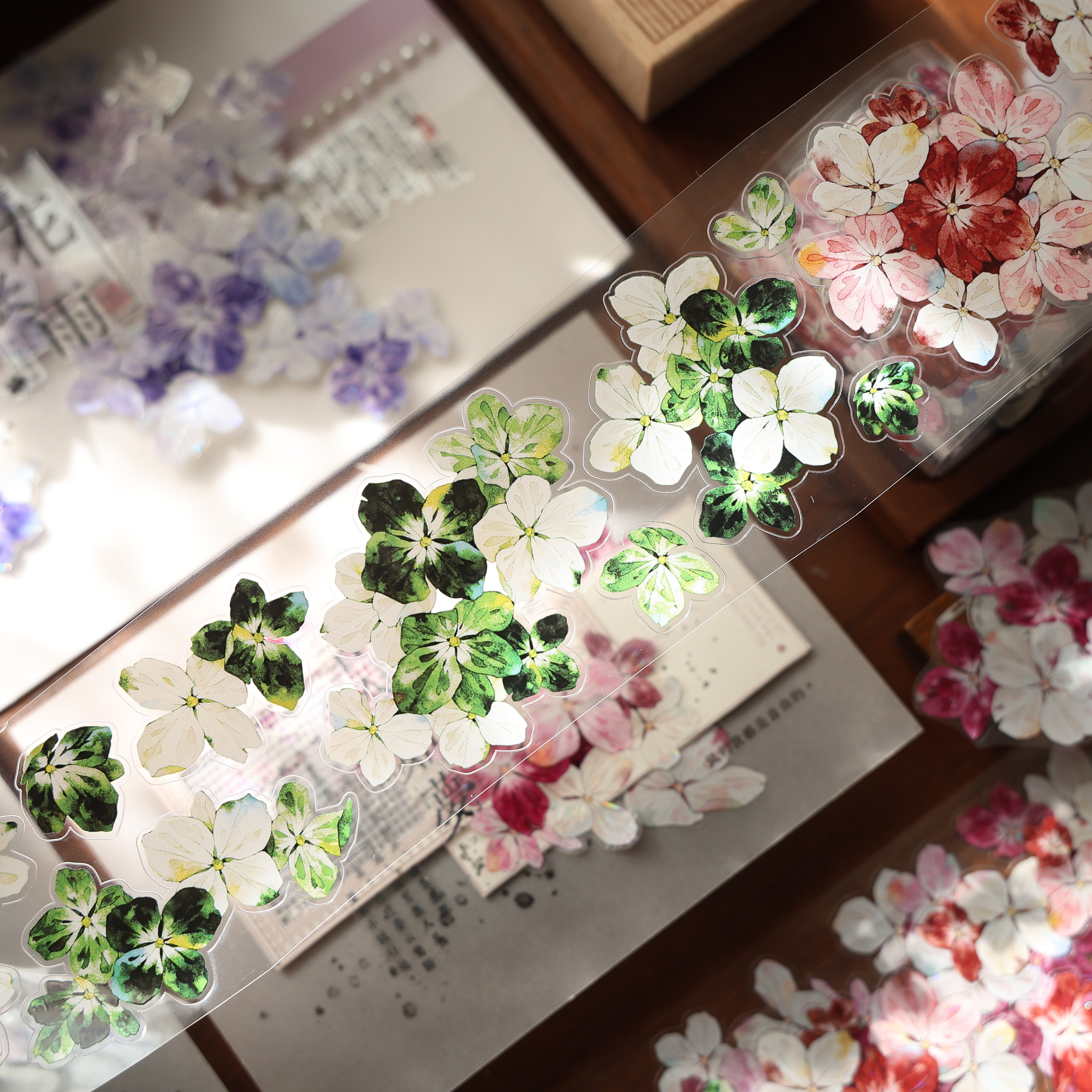 壹洱文创第16期切模【繁星花海】轻复古和纸胶带花卉手账PET贴纸,淘宝优惠券,粉丝福利购,淘宝优惠卷