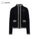 Li Ning 1990 ຂາປະຈໍາຂອງແມ່ຍິງ Collar Contrast ສີ Knitted Cardigan