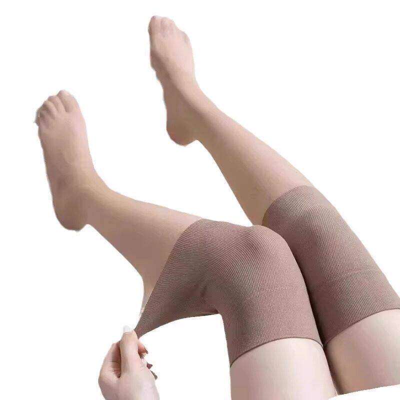 空调过膝袜小腿长袜薄款春夏女长筒丝袜防寒高筒袜套防滑勾丝美肤