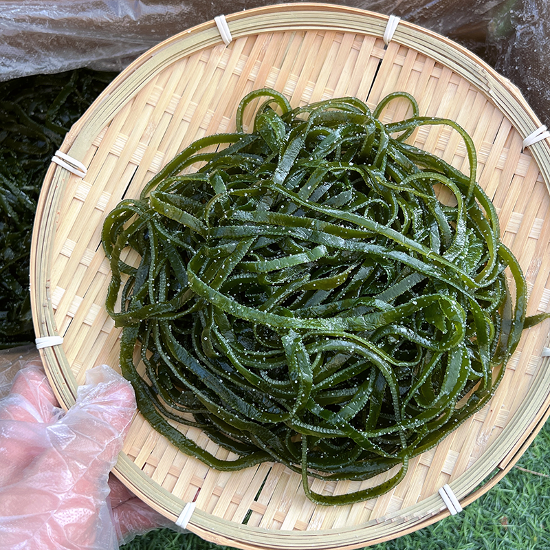 盐渍海带丝商用荣成长厚海带丝火锅店餐饮小吃凉拌食材新鲜8斤装-图1