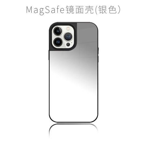 镜面支点壳适用苹果17promax手机保护壳iPhone17air16pro小众高级14plus化妆镜子360度旋转支架13/15/17E新款 - 图3