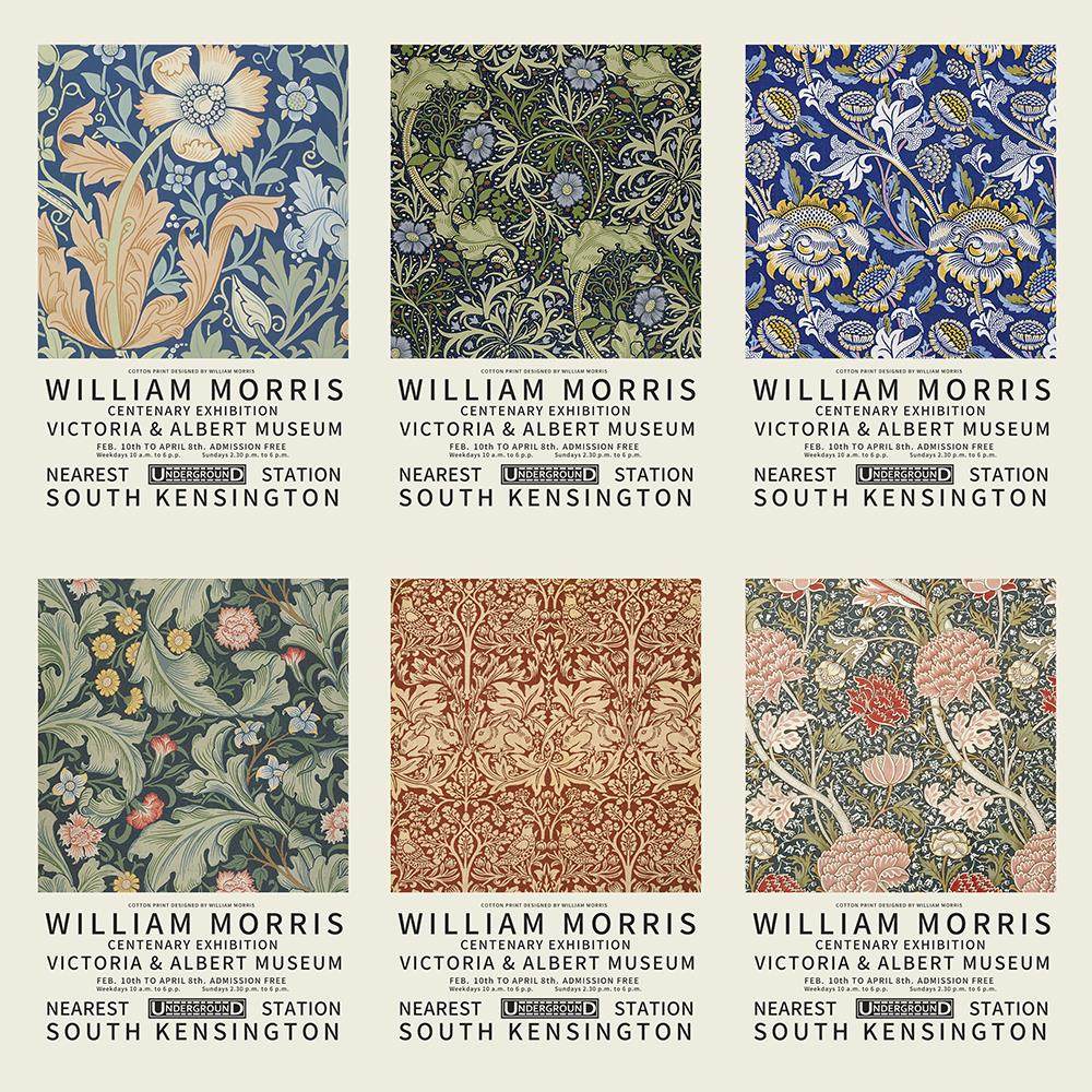 威廉莫里斯复古矢量花纹花卉植物背景装饰画壁纸电子图片设计素材,淘宝优惠券,粉丝福利购,淘宝优惠卷