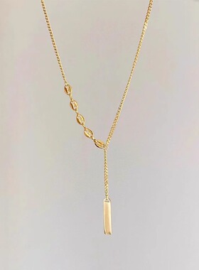 幸运签项链女款2024新款毛衣链女