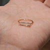 Faceted Imitation Diamond Marquise Ring Women’s Niche Design Versatile