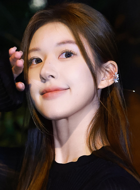 花朵耳骨夹无耳洞耳夹女绝美耳环