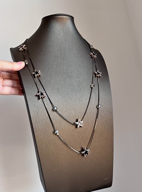 中古风星星项链女2026新款锁骨链