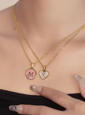 辣妹甜心字母项链女款2026新款