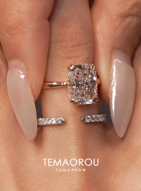 欧美ins风颗粒几何戒指女高级感