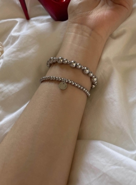 正圆大溪地色仿珍珠手链女款手串