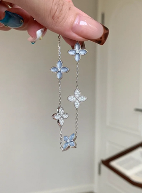 四叶草手链女轻奢小众精致新款