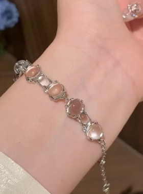 清冷感透明珠手链女款高级感手串