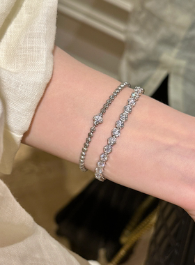 叠戴六边形蜂巢手链轻奢小众精致