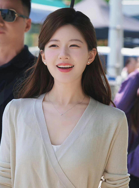 赵露思同款仿鼻屎钻项链女款配饰