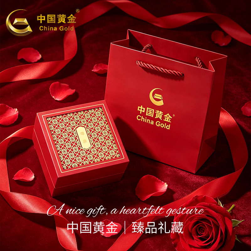 Chinese pure gold ring plain circle wide face new pure gold 520 Chinese Valentine's Day gift for girlfriend's birthday