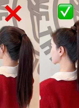高弹力无接缝头绳发圈头饰发饰皮筋ins女扎头学生高颜值超仙