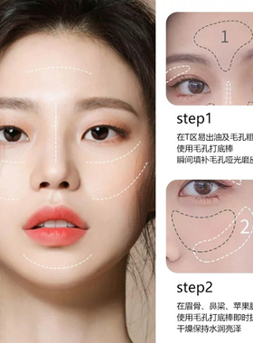 化妆师推隐形毛孔打底棒遮瑕隔离妆前乳控油保湿磨皮哑光细腻保湿