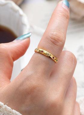 HIBAO喜小宝彩虹钻戒指不掉色