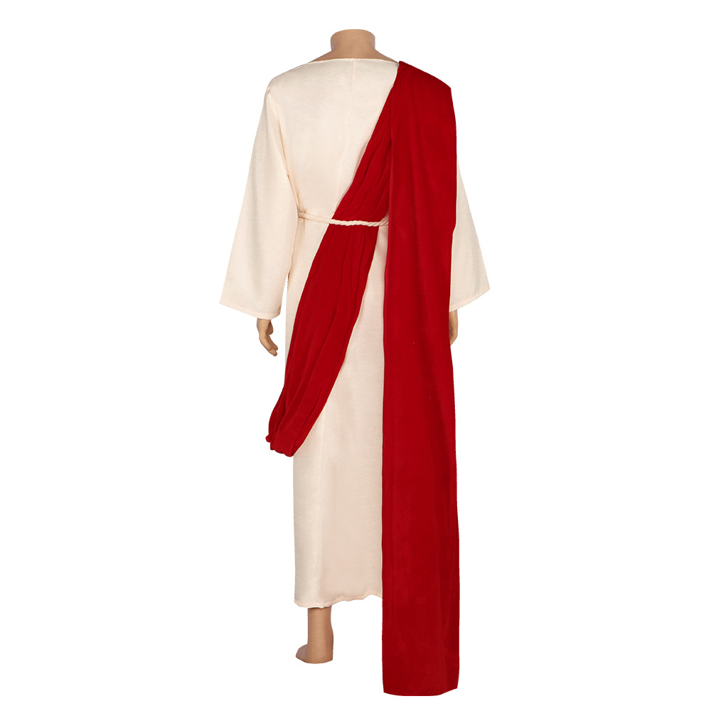 中世纪cos服万圣节角色扮演服舞台演出古罗马希腊国王传教士服装-图3