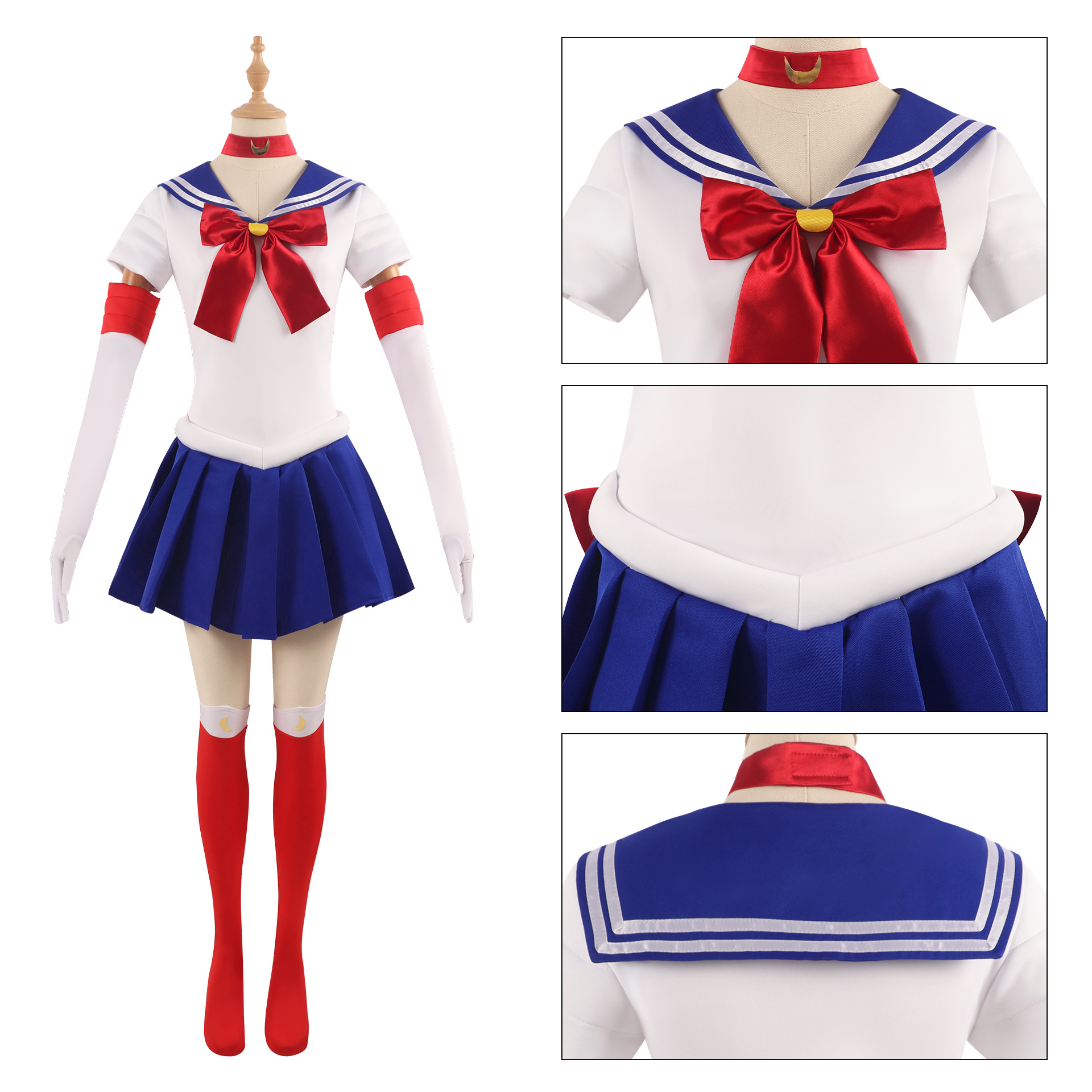 美少女战士cos服水冰月4代水手服月野兔cosplay二次元动漫服装 - 图0