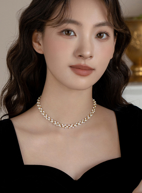 伊灿法式复古文艺珍珠项链