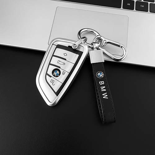 适用宝马钥匙套3系5系1系7系x1x3x4x5x6i3刀锋530包330li扣壳男女 - 图0