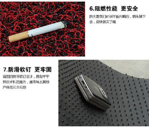 可裁剪丝圈地毯地垫汽车后备箱垫客厅浴室间门垫防滑防水pvc脚垫 - 图2