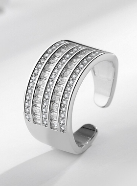 欧美时尚新款潮镶钻戒指