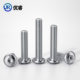 316L stainless steel round head hexagon socket extension screws