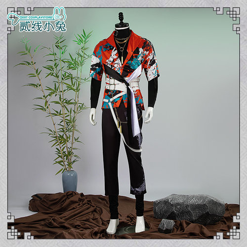 二线小兔虚拟主播彩虹社cos服3SKM魁星cosplay衣服魁星衣服 - 图1