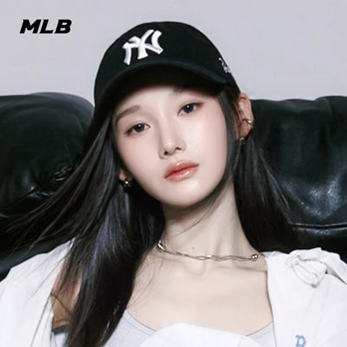 MLB官方 男女同款韩系时尚可调节刺绣软顶棒球帽春夏CPB24 - 图2